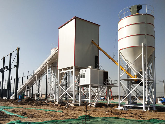 HZS120PC專用(yong)混凝土攪(jiao)拌站